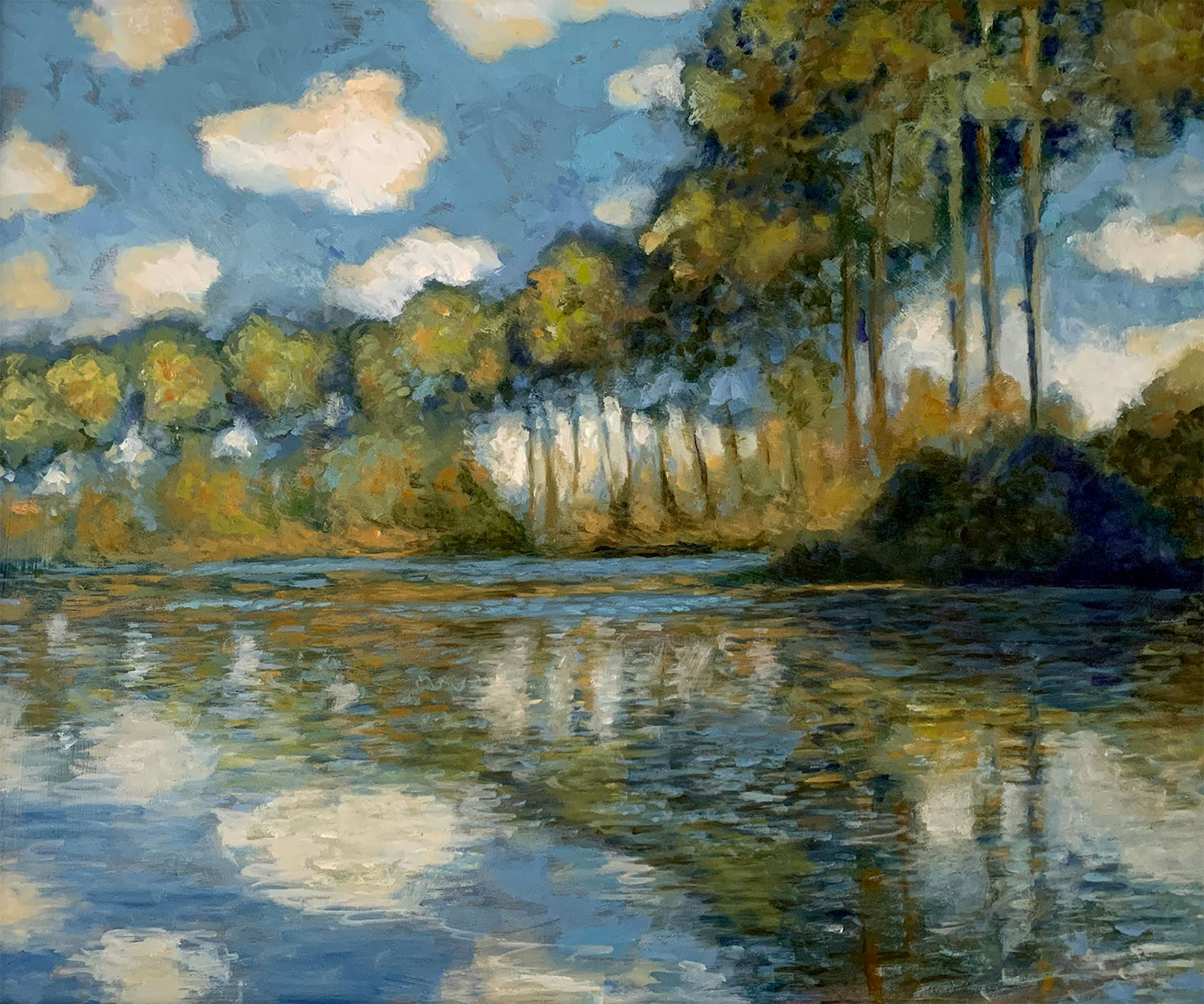 Lorraine Hawkins oil painting after Monet